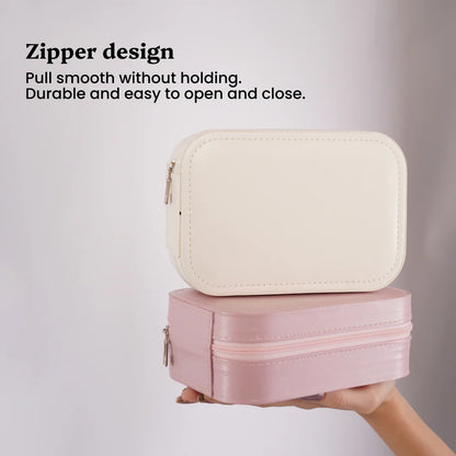 Compact Makeup Vanity With LED Mirror